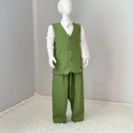 Açık Yeşil Ekoseli 3'lü  Takım Set