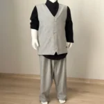 Düz Gri 2'li Takım Set