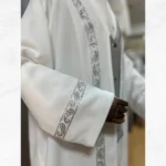 Gümüş Şerit İşlemeli Cübbe - Görsel 2