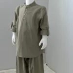 Haki Gömlek Haki Şalvar 2'li Hac Takımı