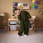 Haki Yelek Şalvar Gömlek Cübbe 4'lü Takım Seti 2