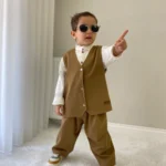 Kahve Tonlu 2'li Takım Set