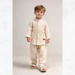 Krem Gömlek Krem Şalvar 2'li Umre Takımı - Görsel 2