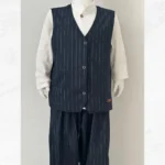 Lacivert Çizgili 2'li Takım Set