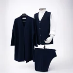 Lacivert Yelek Şalvar Gömlek Cübbe 4'lü Takım Seti - Görsel 3