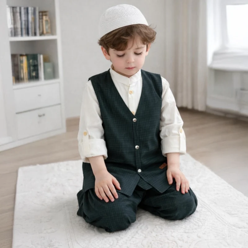 Yesil Ekoseli 2li Takim Set 1