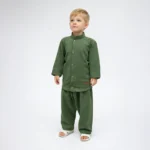 Yeşil Gömlek Yeşil Şalvar 2'li Hac Takımı